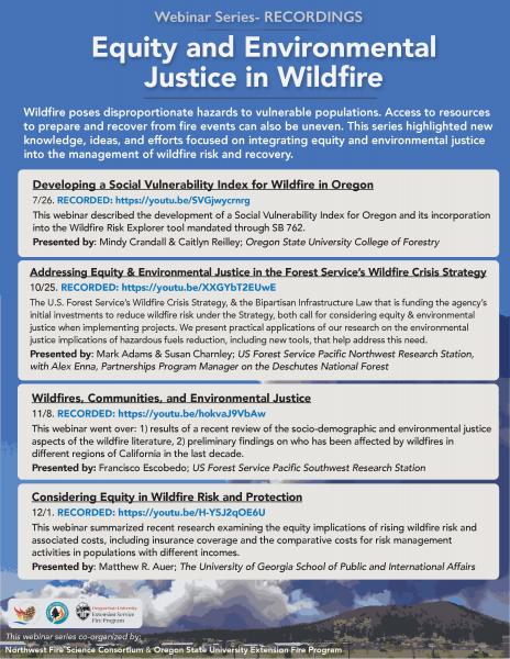 Westside Family Forests & Wildfire Webinar